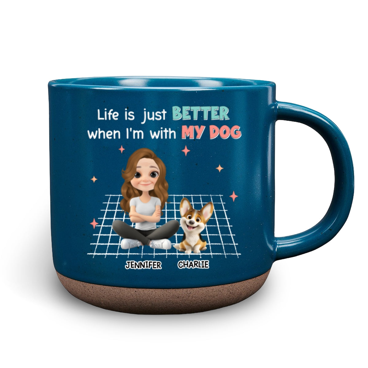 Personalized Custom Ceramic Mug: Make Life Better with Your Dogs