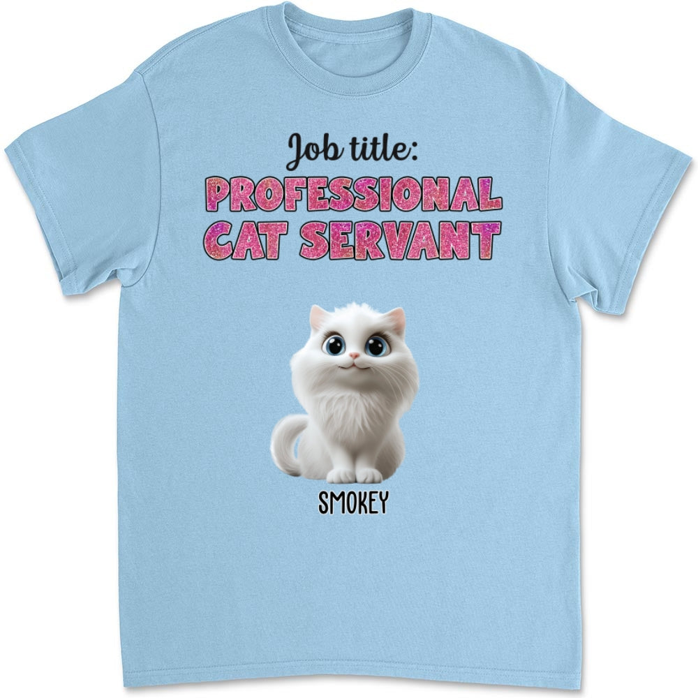 Cat Servant New Style - Customizable Unisex Personalized T-shirt for Pet Lovers