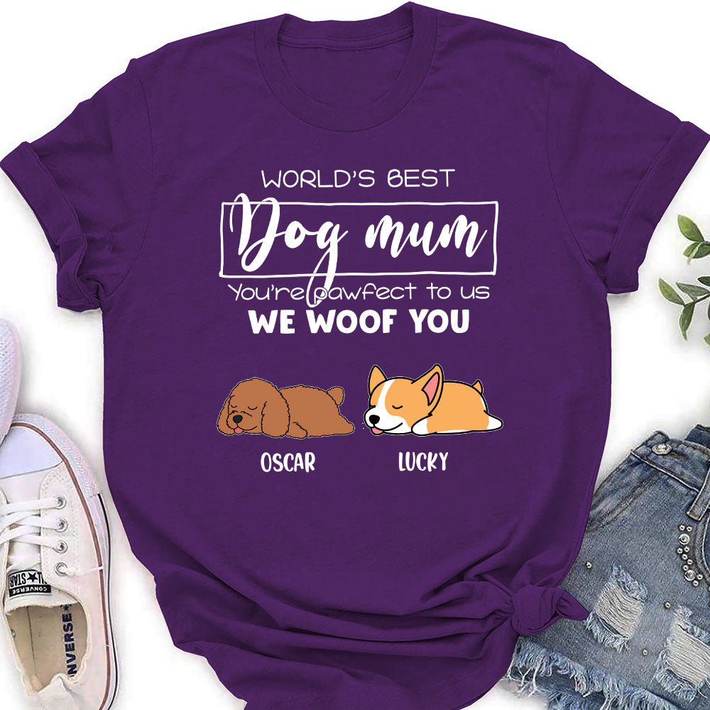 Pawfect Mom - Customizable Personalized Women's Pet Lover T-shirt