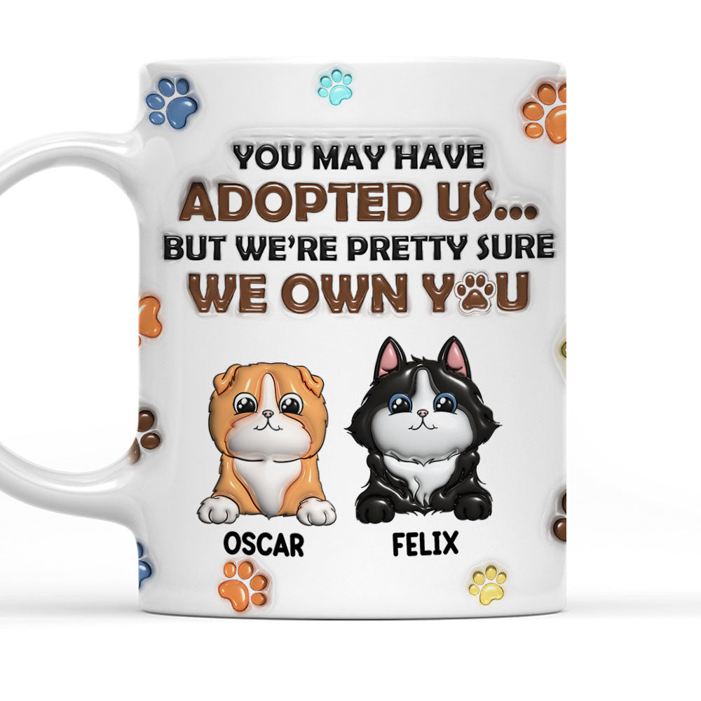 Personalized Custom 3D Inflated Effect Mug for Cat Lovers