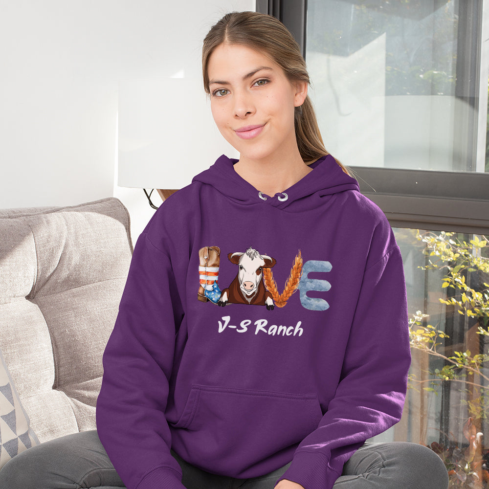 Love Farm: Customizable Personalized Hoodie for Pet Lovers