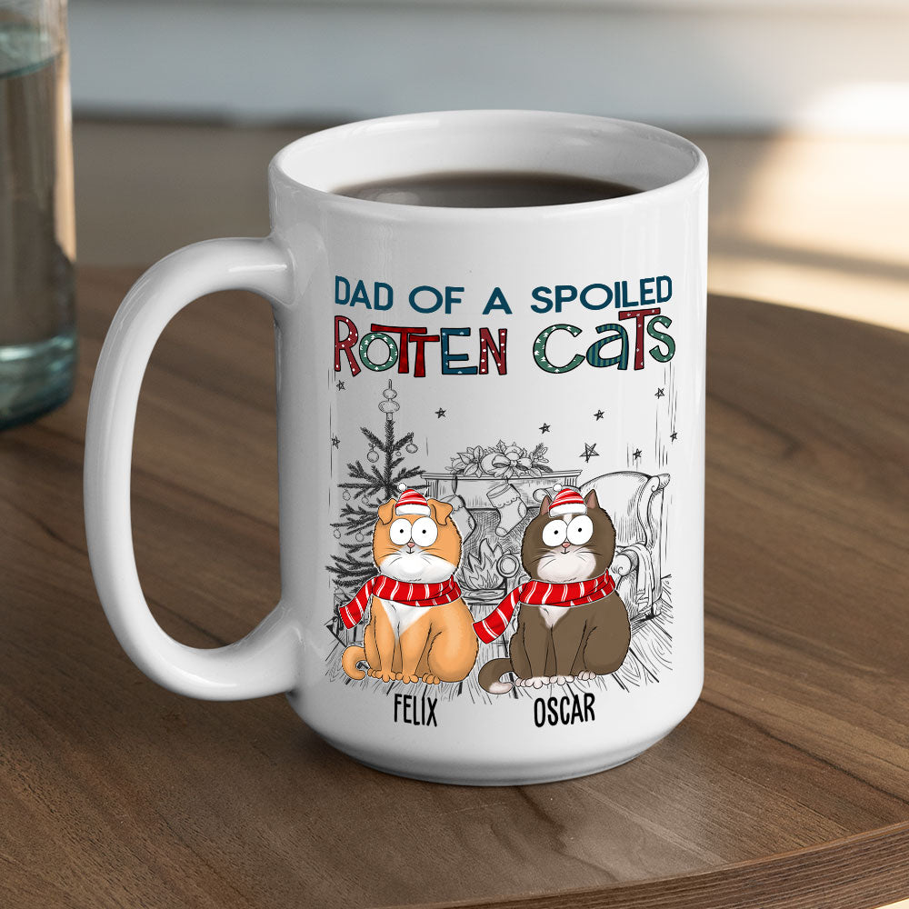 Personalized Custom Coffee Mug for Spoiled Dog Dads