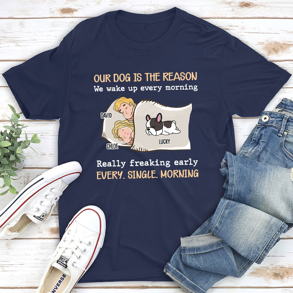 Personalized Custom Unisex My Pet Reason Couple 2 T-shirt - Ideal Gift for Pet Lovers