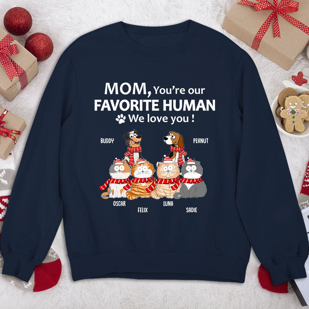 To My Human - Customizable Personalized Sweatshirt for Pet Lovers