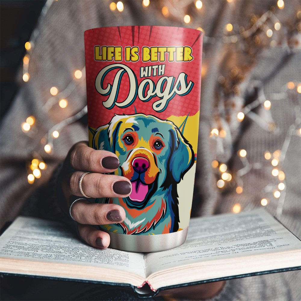 Life Is Better - 20oz Double - Walled Vacuum Insulated Tumbler with Thousands of Cool Designs