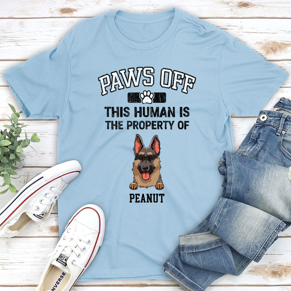 Paws Off! - Customizable Unisex Personalized T - shirt for Pet Lovers