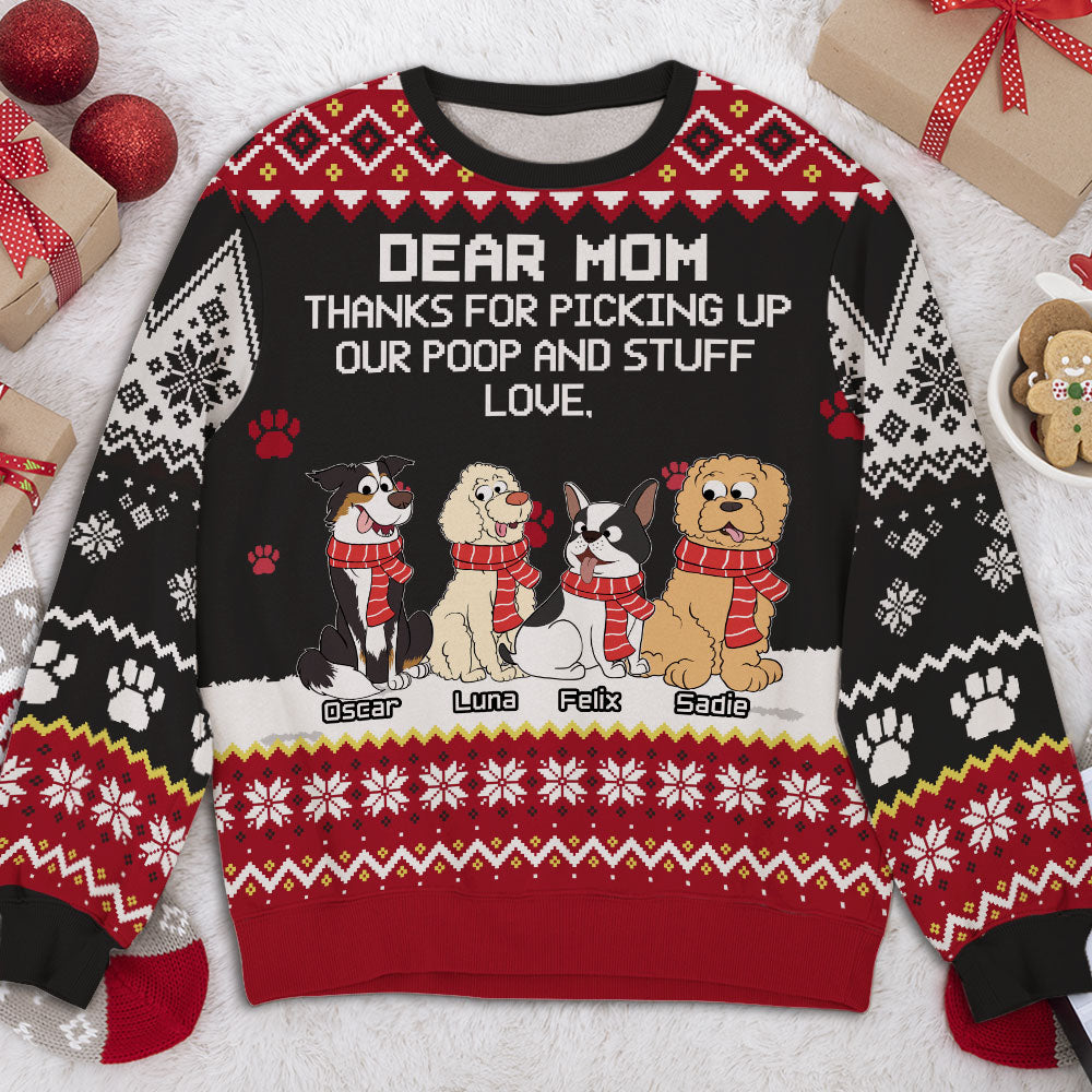 Personalized Custom All-Over-Print Funny Pet Lover's Sweatshirt