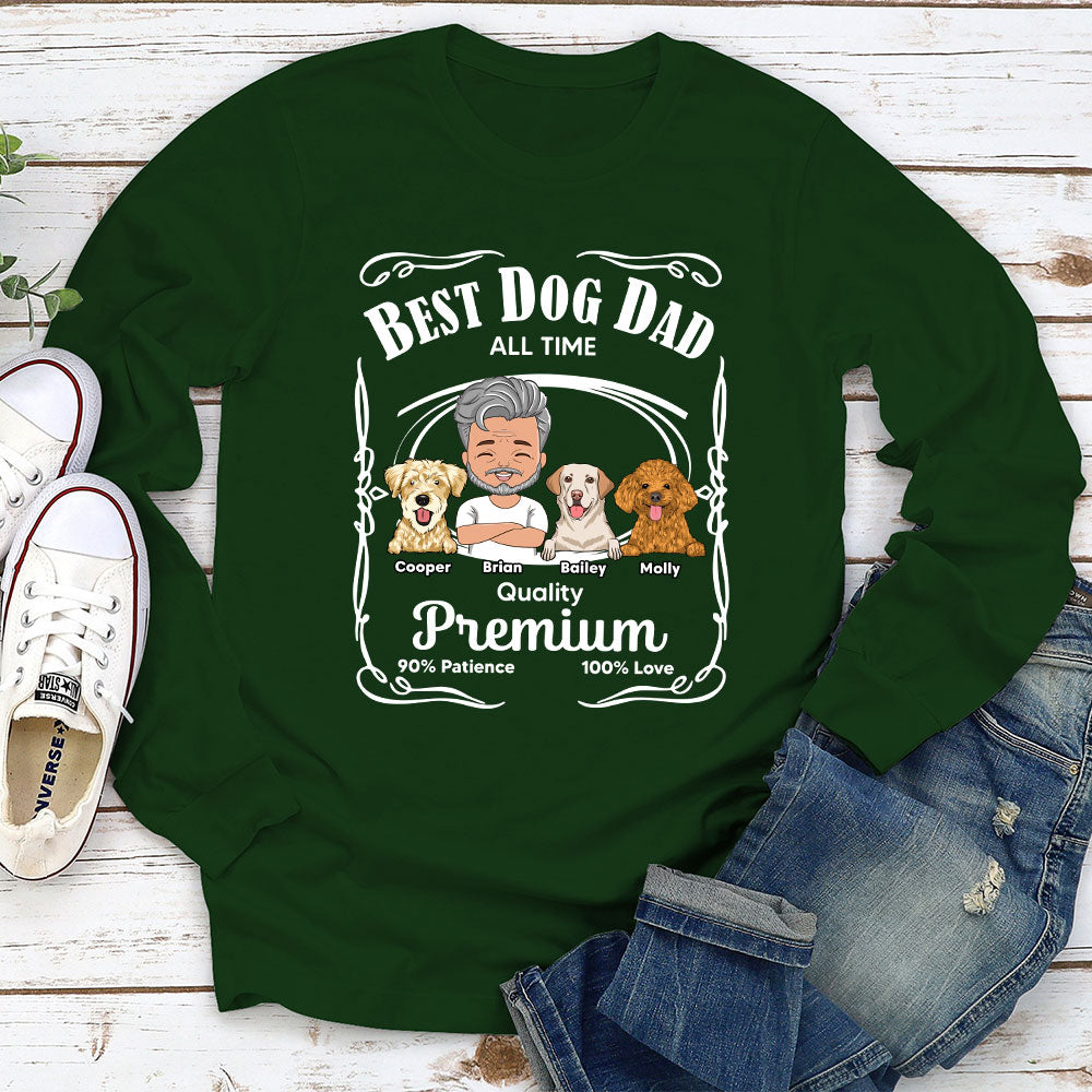 All-Time Best - Customizable Personalized Long Sleeve T-shirt for Pet Lovers