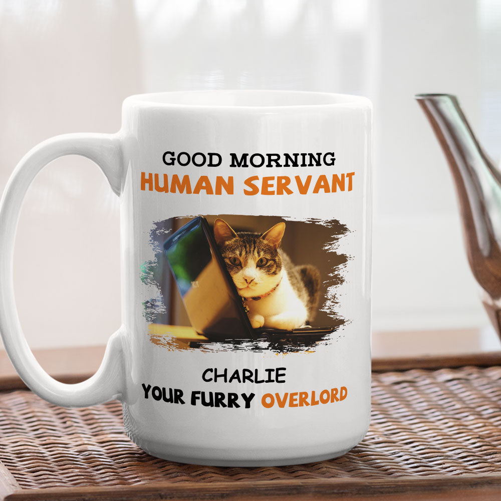 Good Morning Version 2 - Customized Personalized Coffee Mug for Pet Lovers