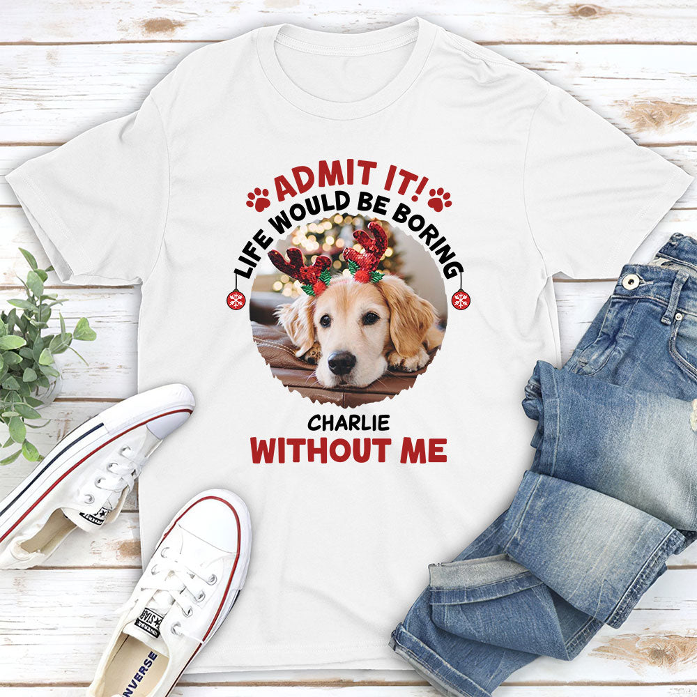 Unisex Personalized 'Can't Be Boring' Pet Lover T-shirt