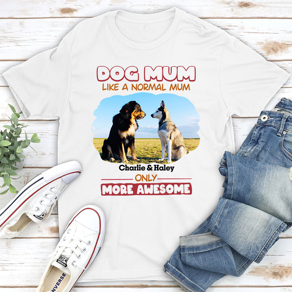 Unique Personalized Unisex T-shirt - Ideal for Pet Lovers, Like A Normal Dad Style