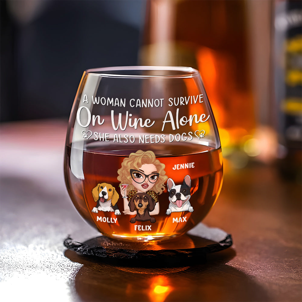 Personalized Custom Wine Glass: A Must - Have for Women Who Love Wine and Dogs