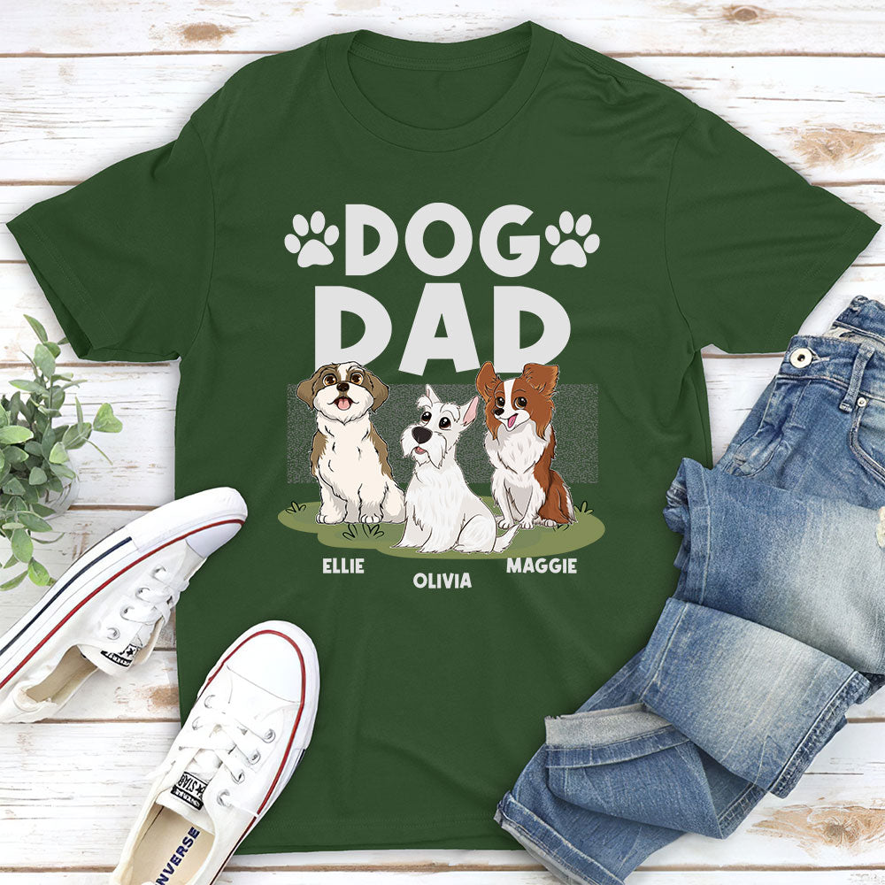 Happy Dog - Customizable Unisex Personalized T - shirt for Pet Lovers