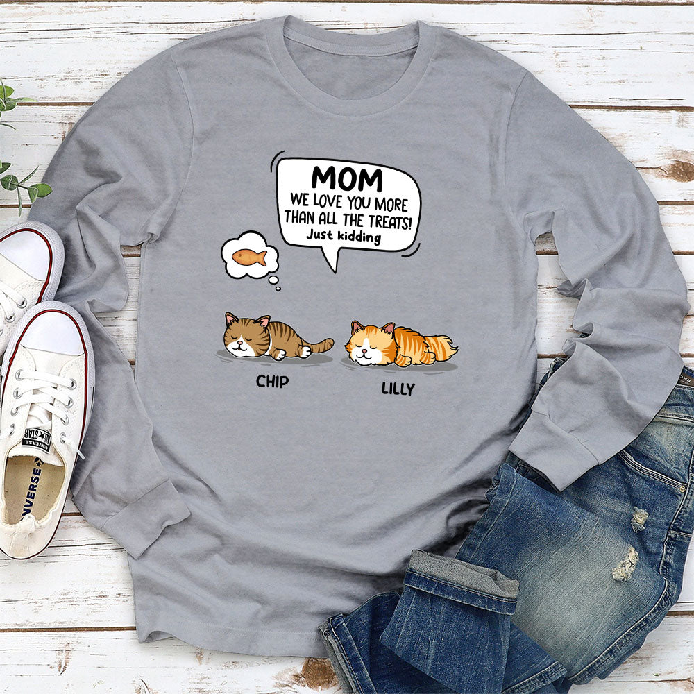 Customizable Long Sleeve Cat T-shirt: A Perfect Gift for Pet Lovers