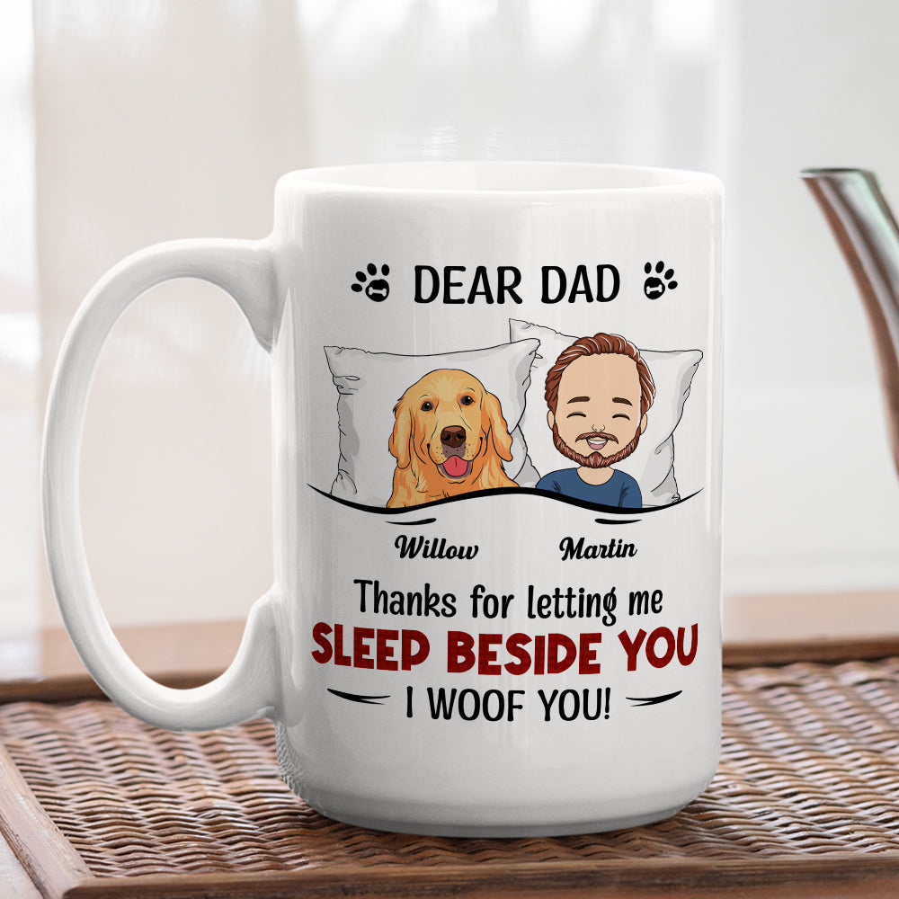 Personalized Sleep Beside You 3 Custom Coffee Mug - Ideal Gift for Loved Ones
