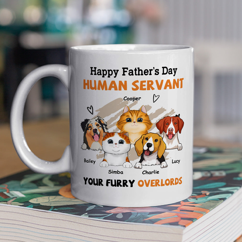 Personalized Custom 'To My Servant' Coffee Mug - Ideal Gift for Pet Lovers