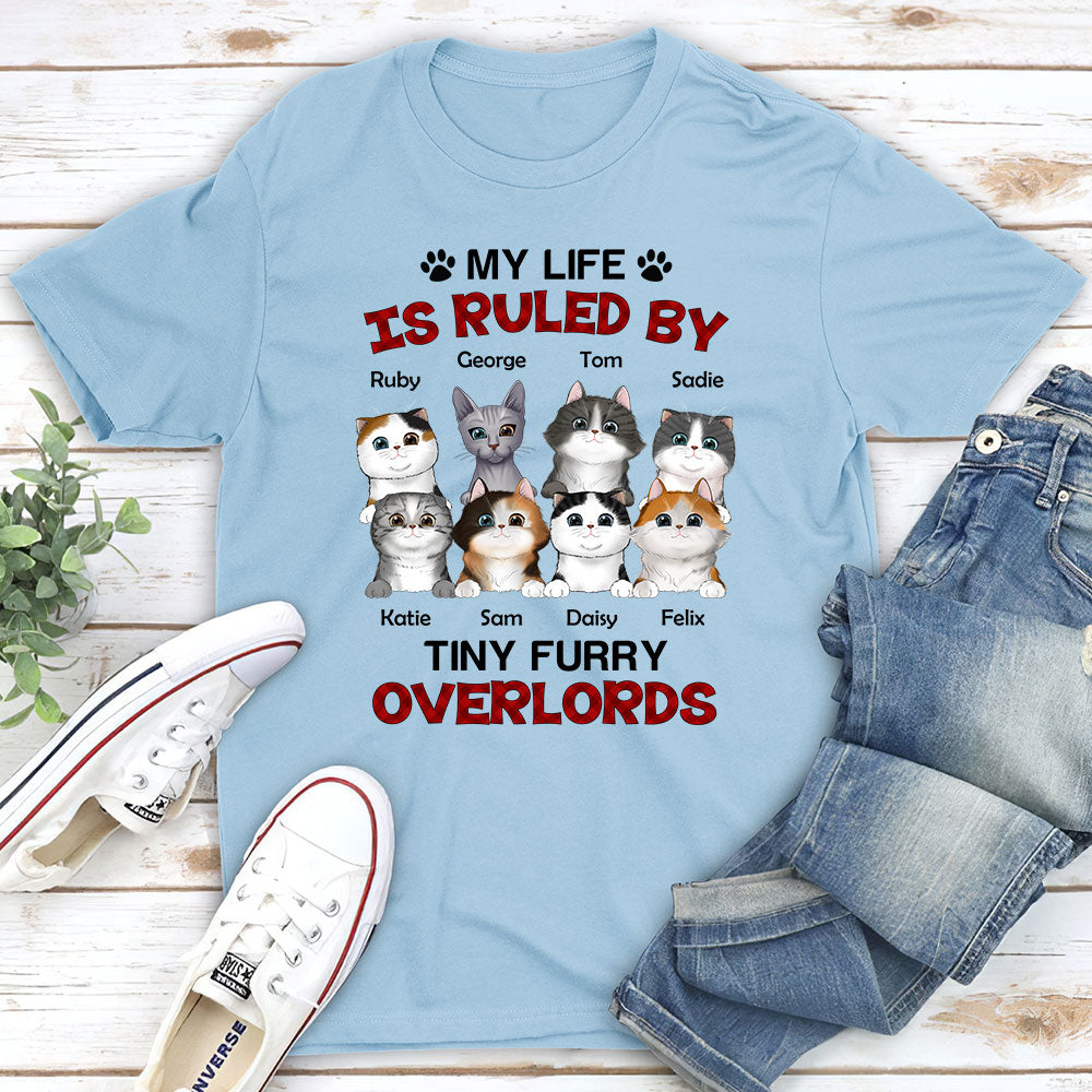 Customizable Tiny Furry Overlords Unisex T - shirt: Ideal Gift for Pet Lovers