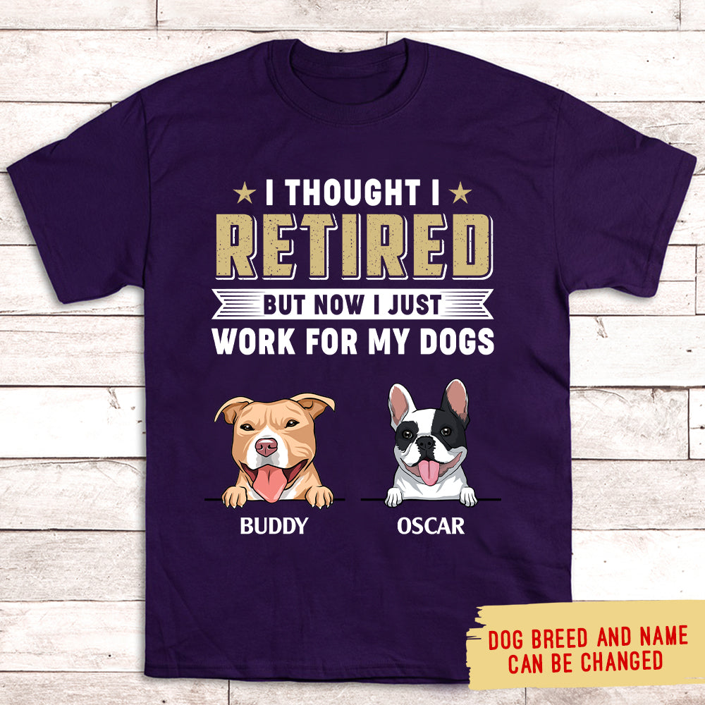 Retired in Style - Personalized Custom Unisex Pet Lover T-shirt