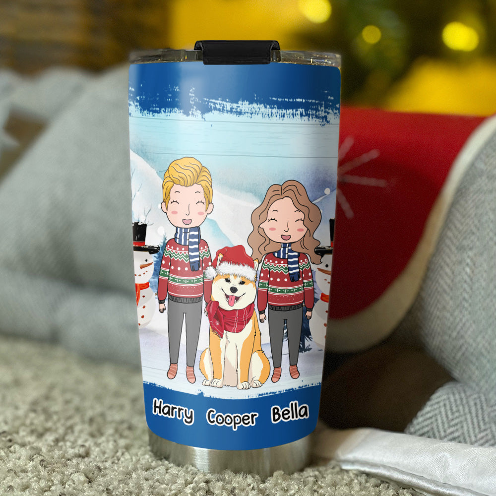 Personalized Custom Dog - Themed Tumbler for Ultimate Happiness