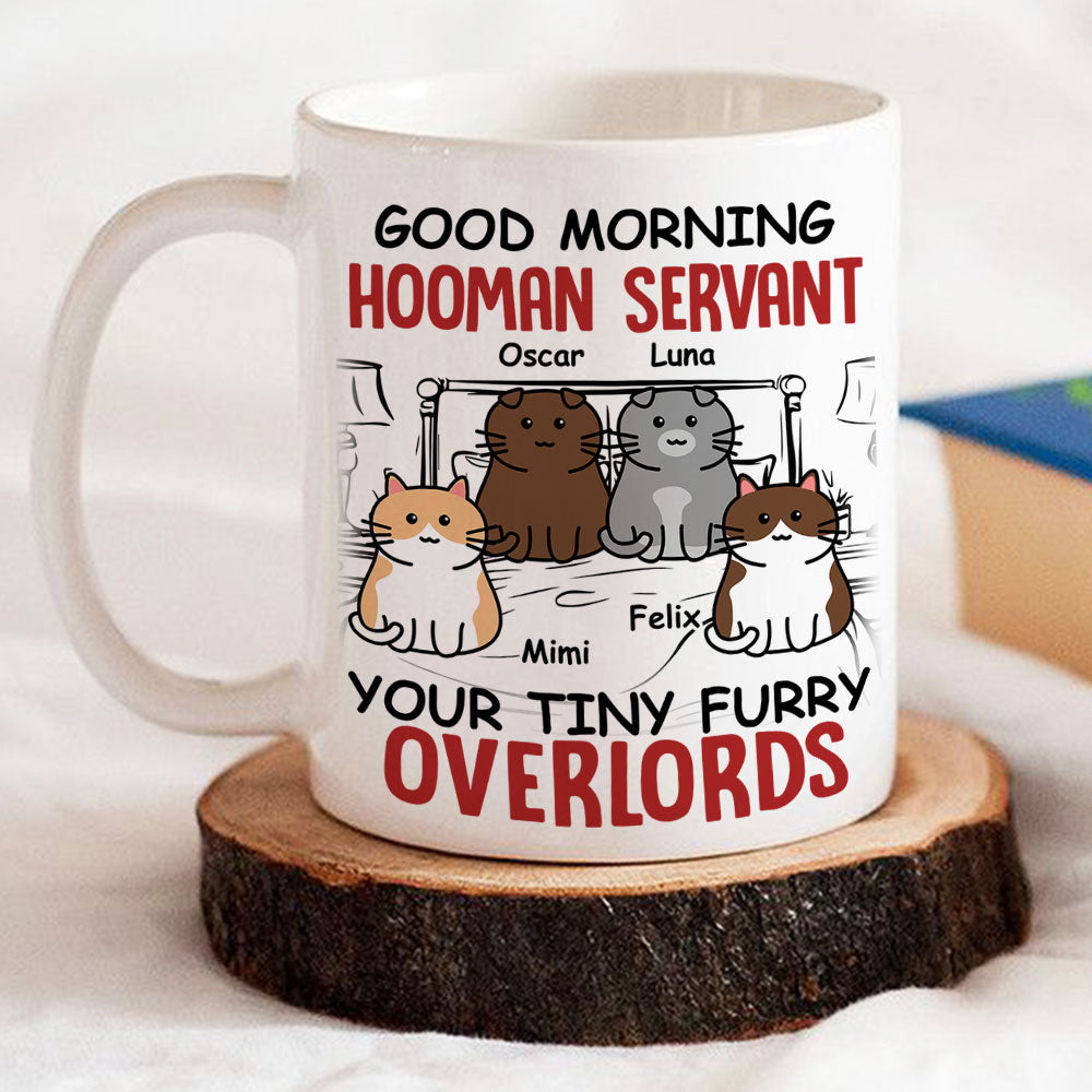 Personalized Morning Hooman Servant Coffee Mug - Ideal Gift for Pet Lovers