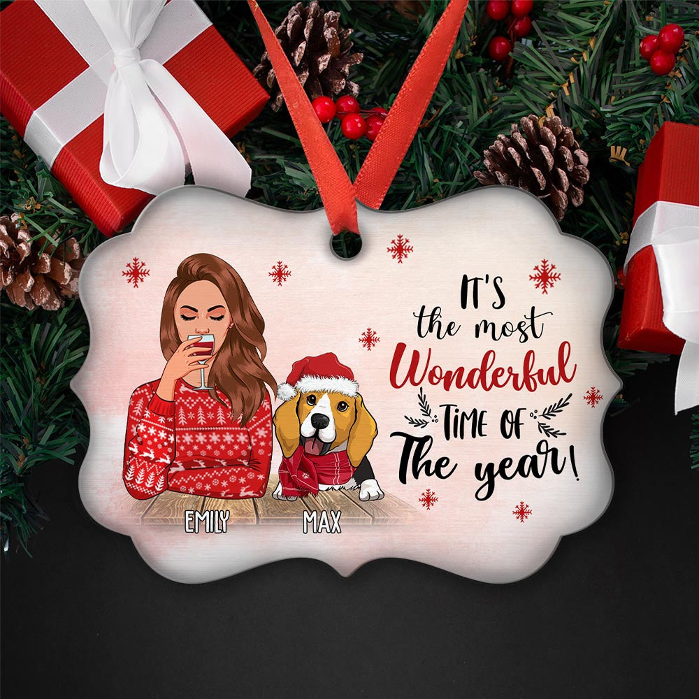 Personalized Custom Aluminum Pet Ornament for Wonderful Holiday Times