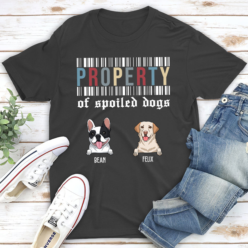 Spoiled Dog's Personalized Unisex T-shirt - Ideal Gift for Pet Lovers