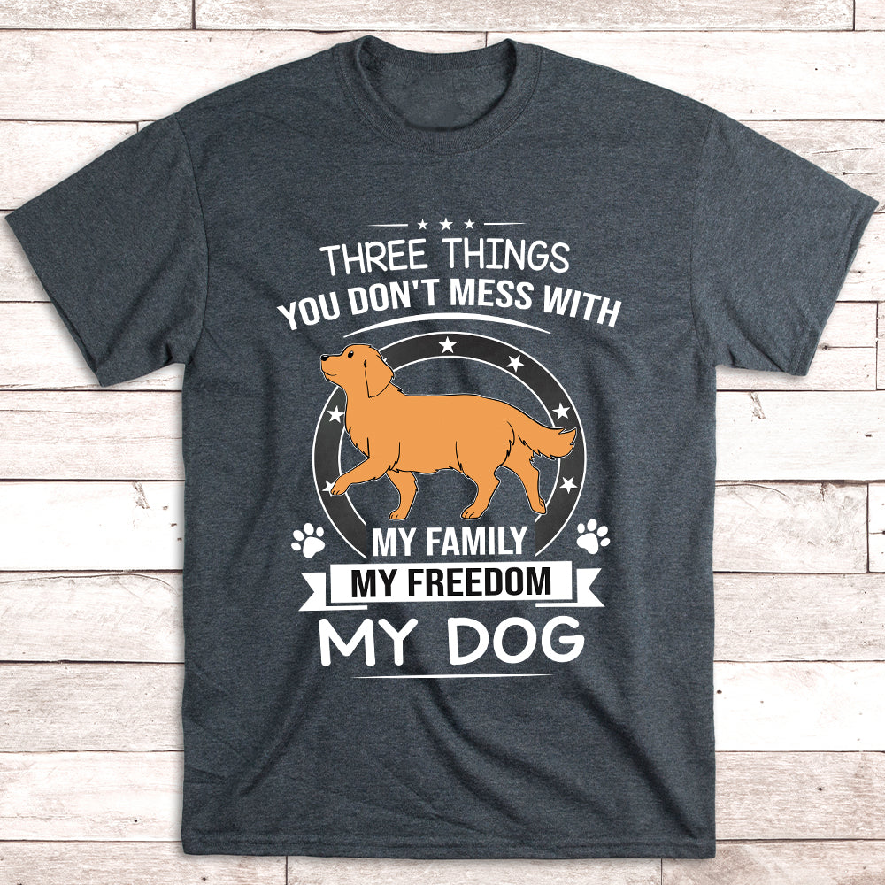 Three Things - Customizable Unisex Personalized Pet Lover T-shirt