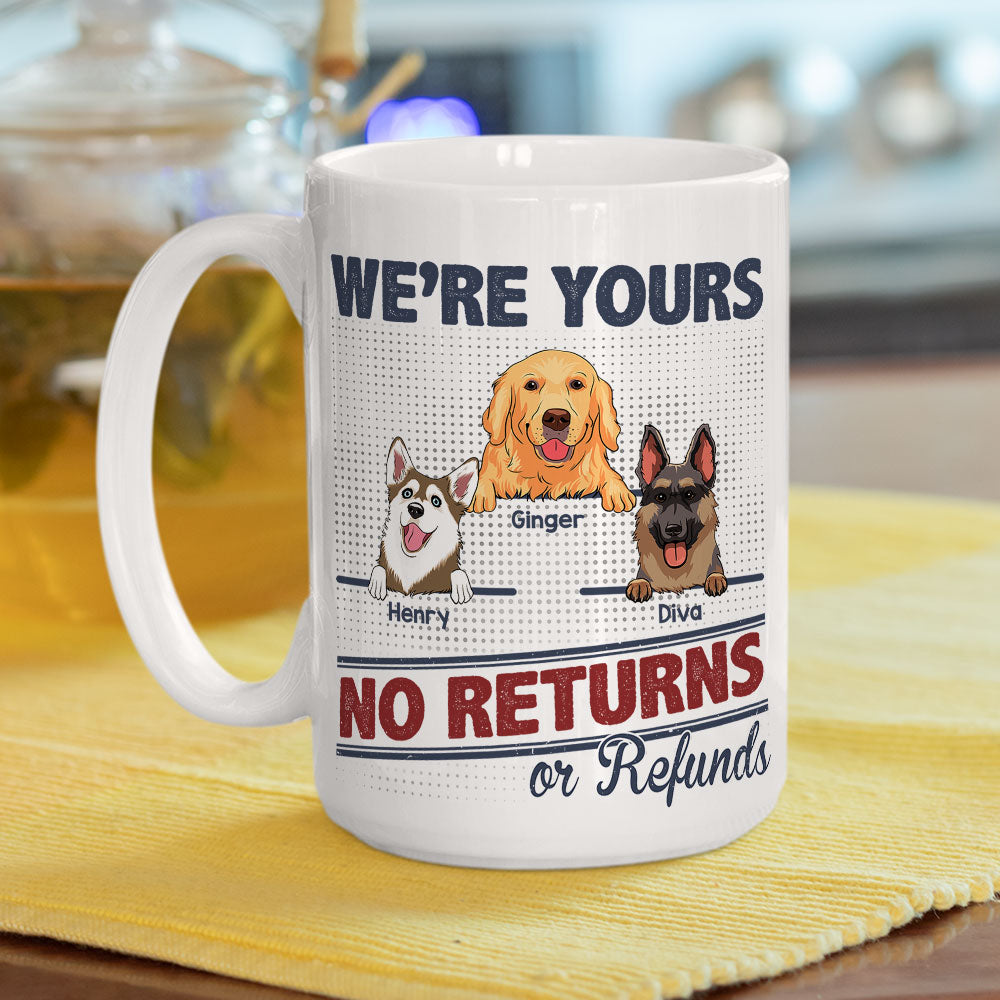 I Am Yours - Exquisite Personalized Custom Coffee Mug for Pet Lovers