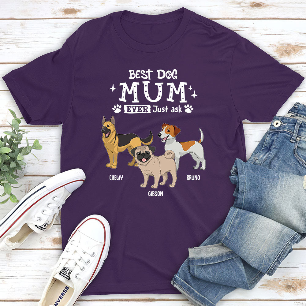 Best Mom Personalized Unisex Custom T-shirt - Ideal Gift for Pet Lovers
