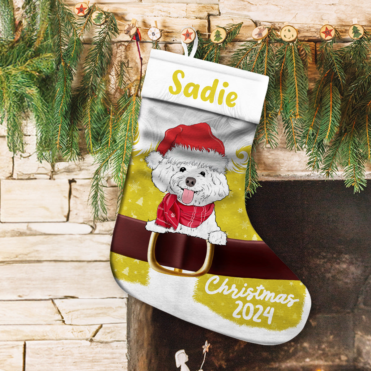 2024 Merry Woofmas - Customizable Personalized Christmas Stocking