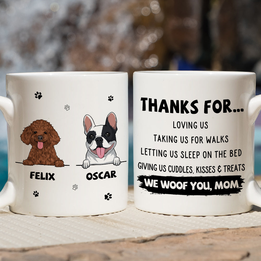 Personalized Dog Appreciation Custom Coffee Mug