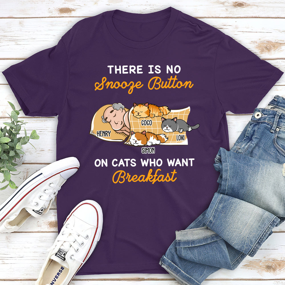 Personalized My Cat Wants Breakfast Unisex T - shirt for Pet Lovers