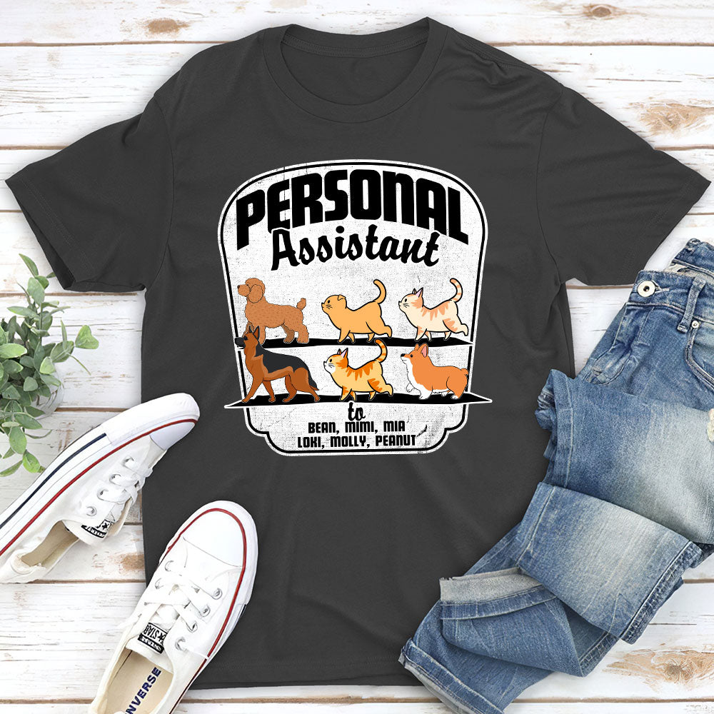 Customizable Premium Pet Lover Personal Assistant T-shirt