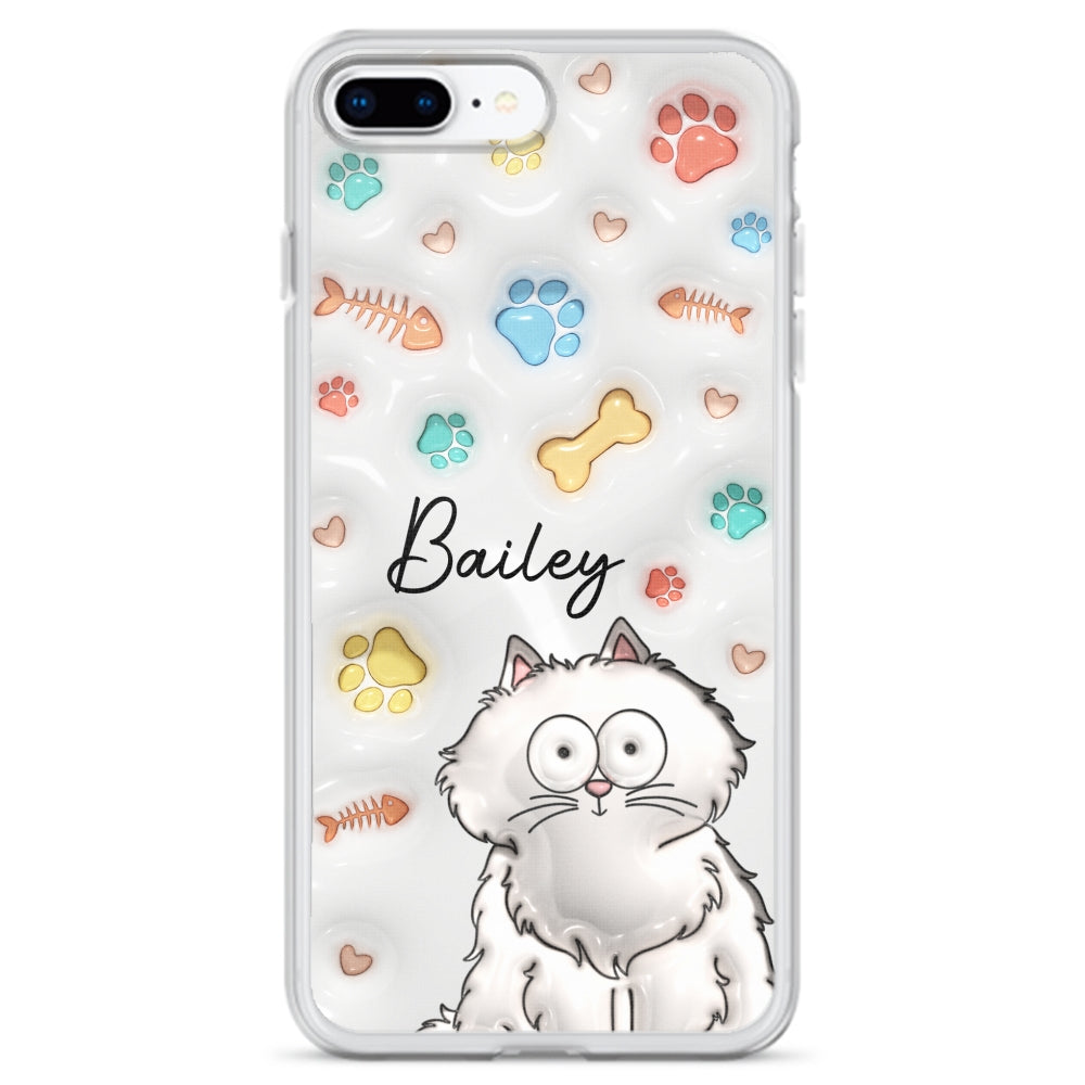 Personalized 3D Inflated Effect Custom Phone Case for Your Fur Babies and Loved Ones