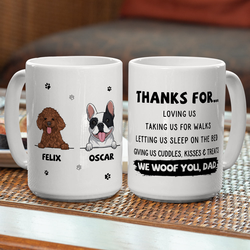 Personalized Dog Appreciation Custom Coffee Mug