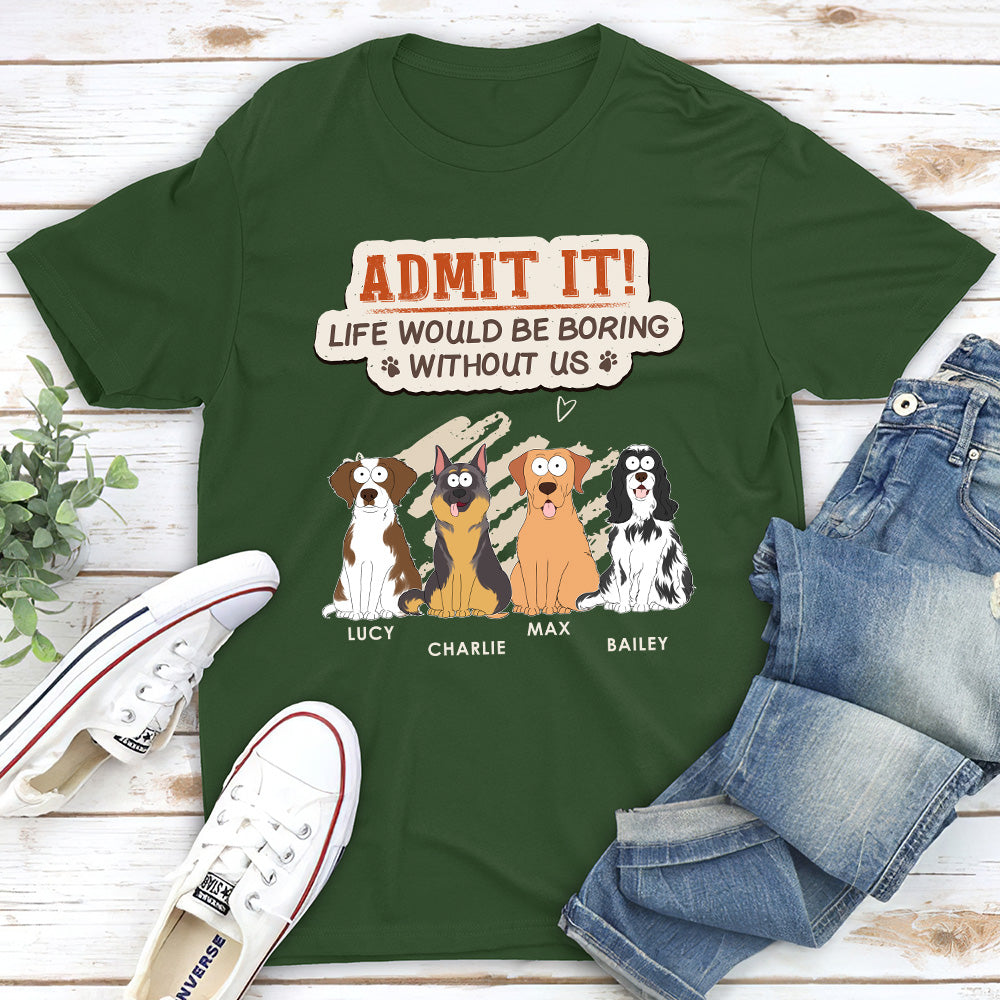 Personalized Unisex Pet Lover T-shirt: Say Goodbye to Boring Life