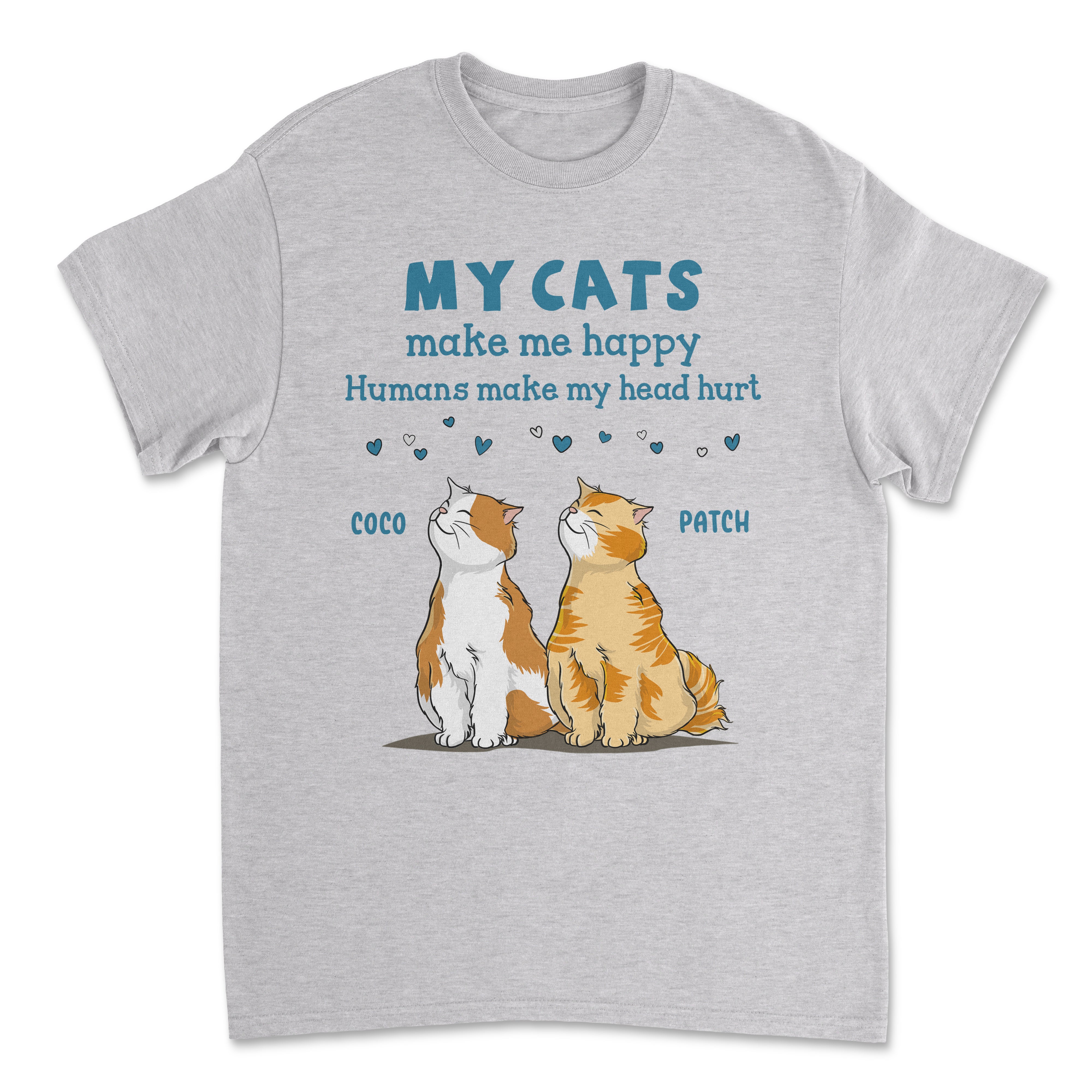 Cats Bring Me Joy - Customizable Unisex Cat Lover T-shirt