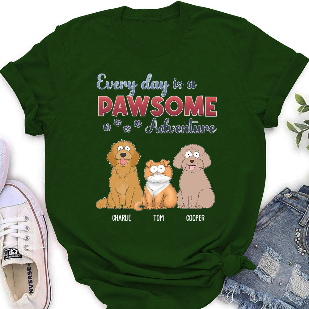 Everyday Adventure - Customizable Women's Personalized T-shirt for Pet Lovers