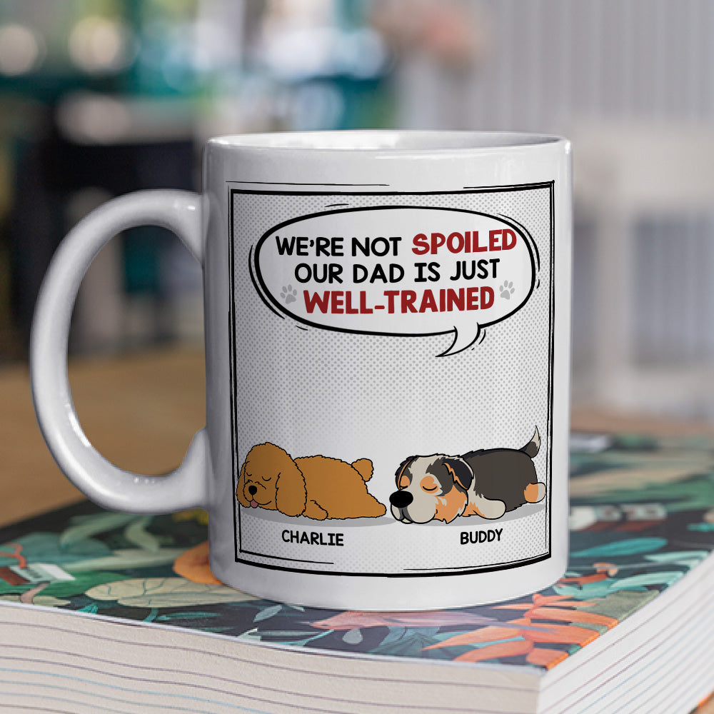 Personalized Custom 'Well-Trained Mom/Dad' Coffee Mug - Ideal Gift for Pet Lovers
