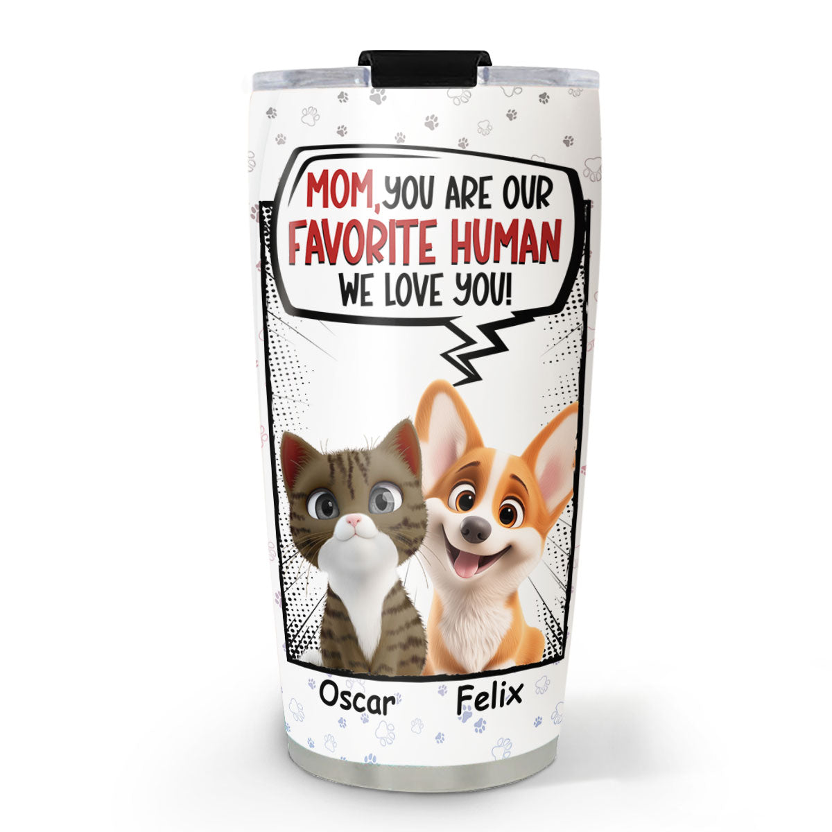 Customizable Favorite Pet Tumbler - Personalized for You