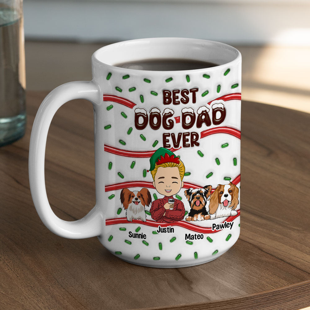 Top - Rated Personalized 3D Inflated Effect Mug for Dog Moms and Dads