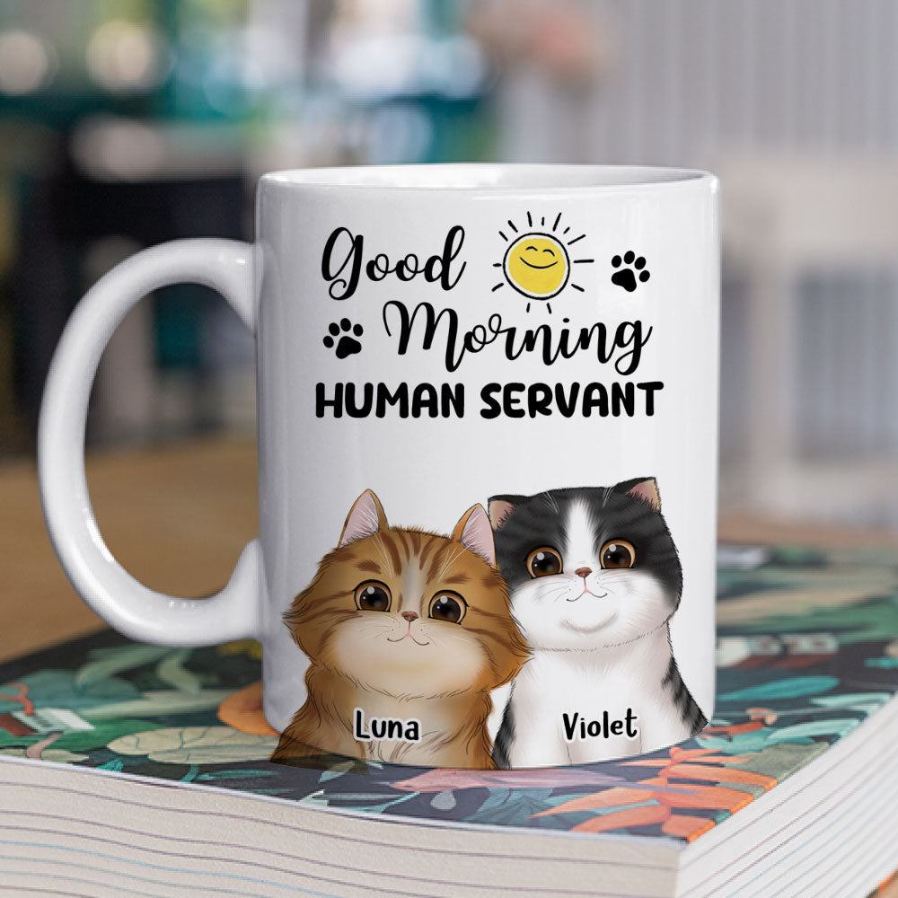 Good Morning - Customized Personalized Coffee Mug for Pet Lovers