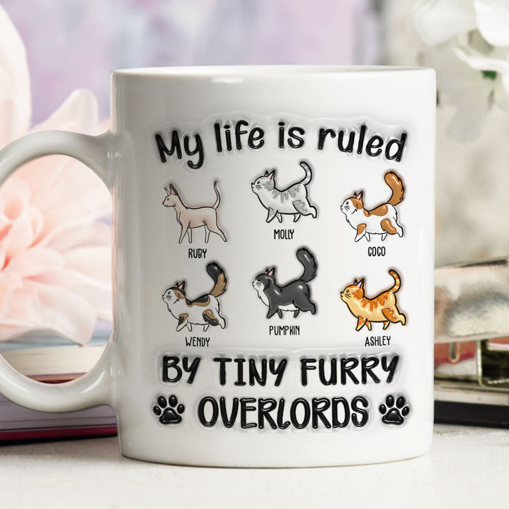 Your Overlords - Premium Personalized 3D Inflated Effect Ceramic Mug