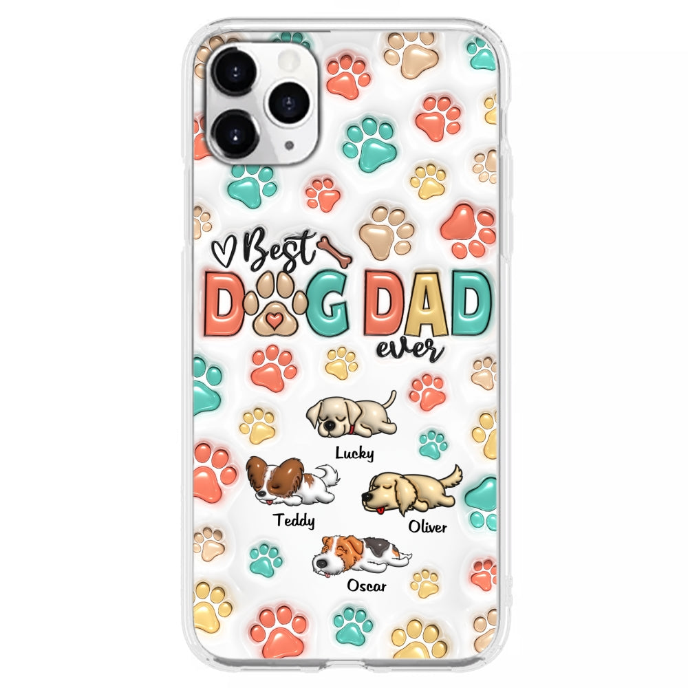 Best Fur Mom Ever! Personalized 3D Inflated Effect Custom Phone Case