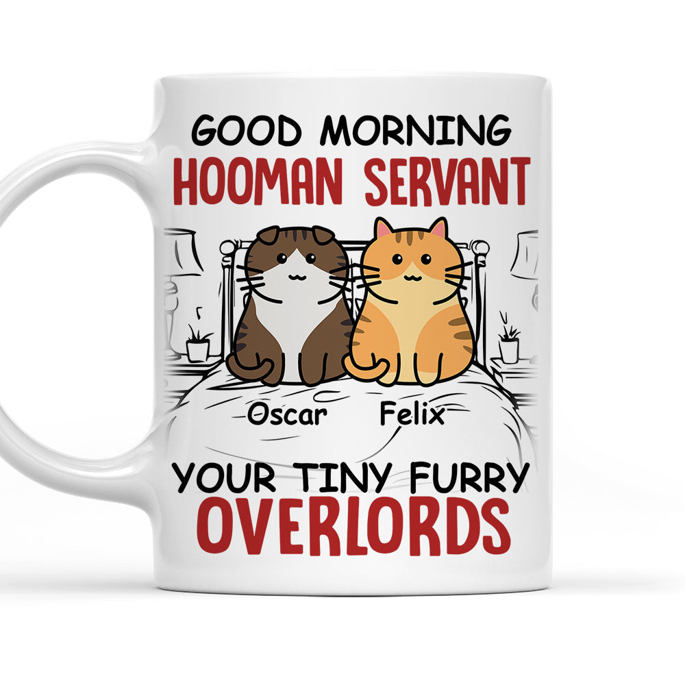 Personalized Morning Hooman Servant Coffee Mug - Ideal Gift for Pet Lovers