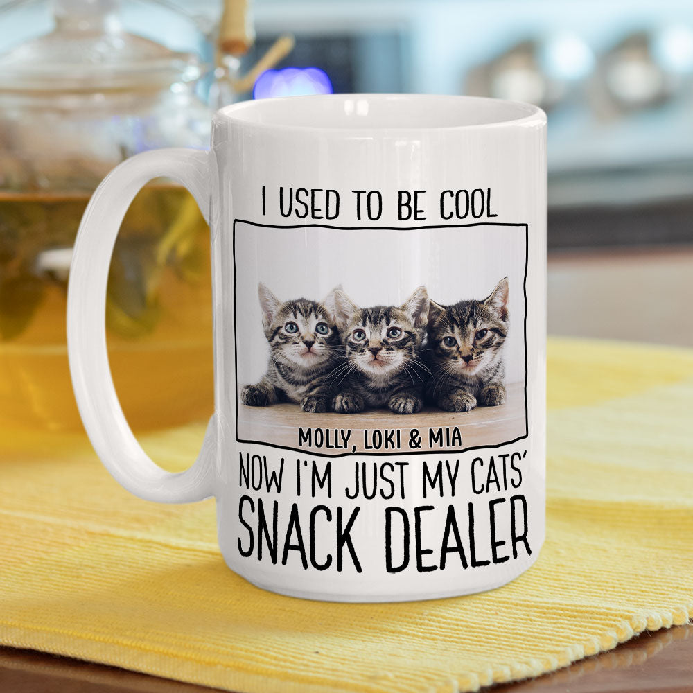 Personalized Custom Coffee Mug with Pet Snack Dealer Photo - Ideal Gift for Pet Lovers