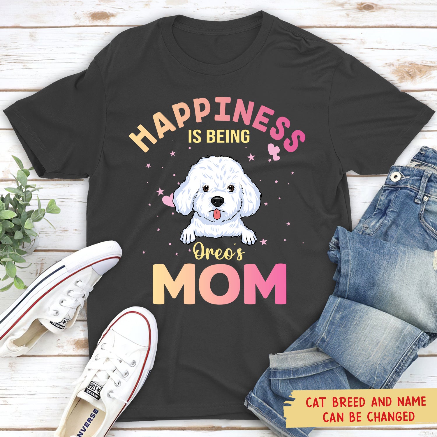 Personalized Unisex 'Being A Dog Mom' T-shirt - Ideal Gift for Pet Lovers