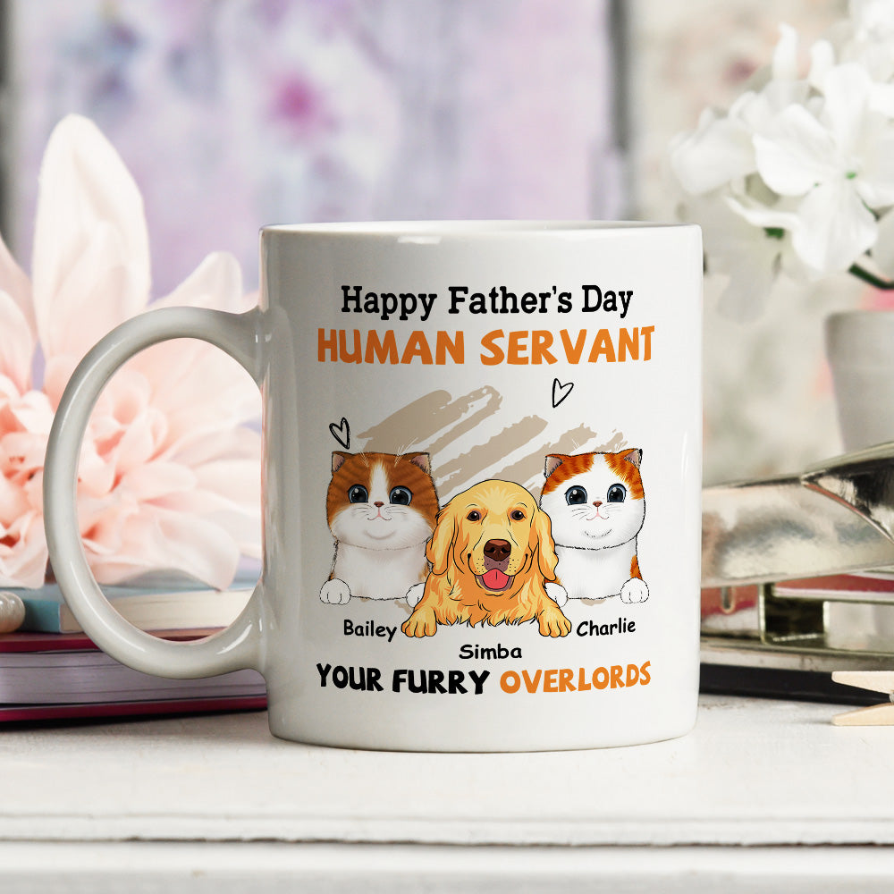 Personalized Custom 'To My Servant' Coffee Mug - Ideal Gift for Pet Lovers