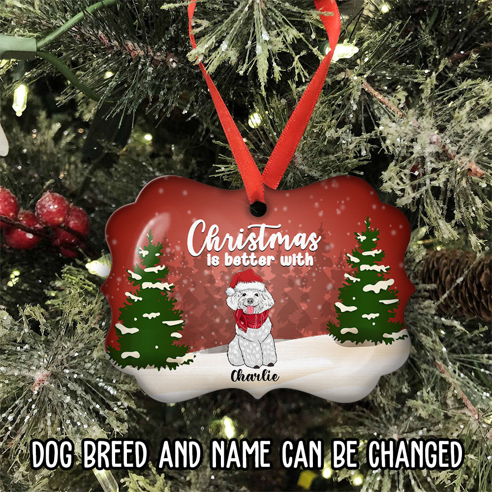 Unique Personalized Custom Aluminum Christmas Ornament for Pet Lovers