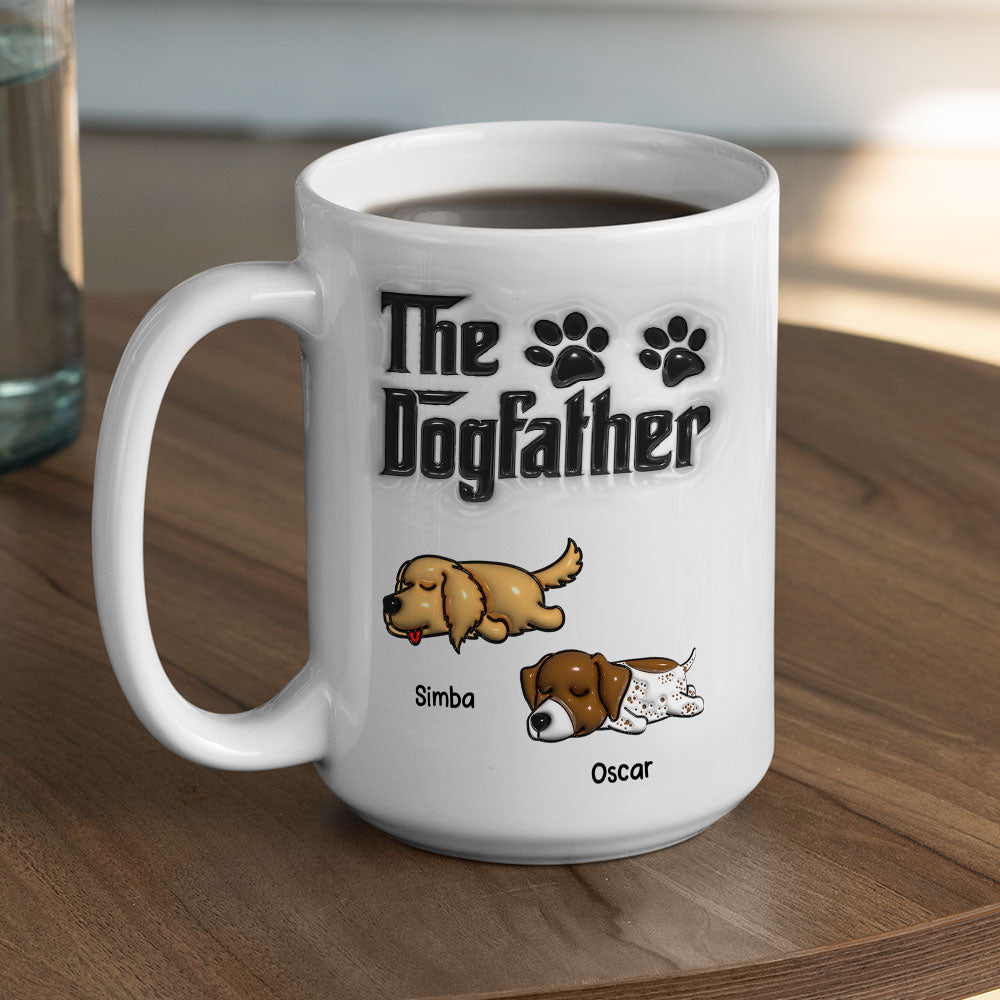 Personalized 3D Inflated Effect Dog-themed Mug for Dog Lovers